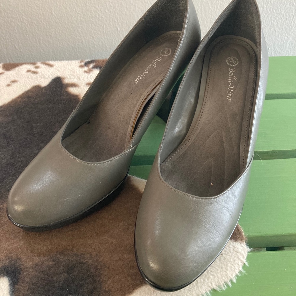 Grey Pumps, High Heels